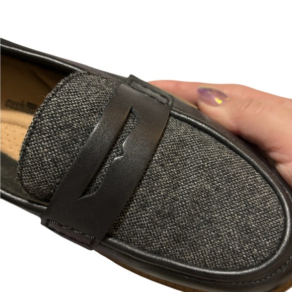 Clarks Black Leather Collection Shoes Loafers Women’s Size 8 Soft Cushion. - Picture 7 of 9